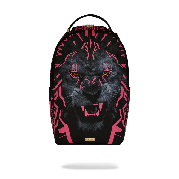 SPRAYGROUND AI LION NEON PINK BACKPACK - BAGS