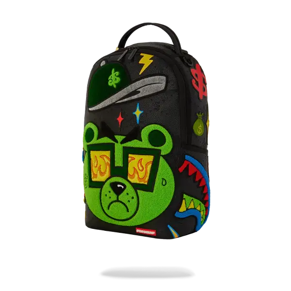 Sprayground colorful money bear cheneille dlxsv backpack - BAGS