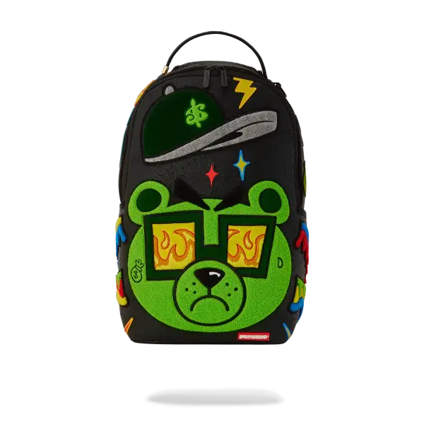 Sprayground colorful money bear cheneille dlxsv backpack - BAGS