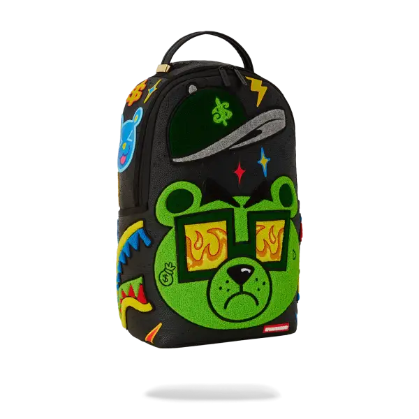 Sprayground colorful money bear cheneille dlxsv backpack - BAGS