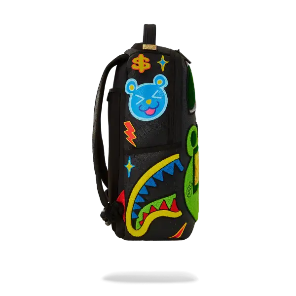 Sprayground colorful money bear cheneille dlxsv backpack - BAGS