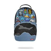 Sprayground Denim Tear 3 AM Patches DLXSV Backpack - BAGS