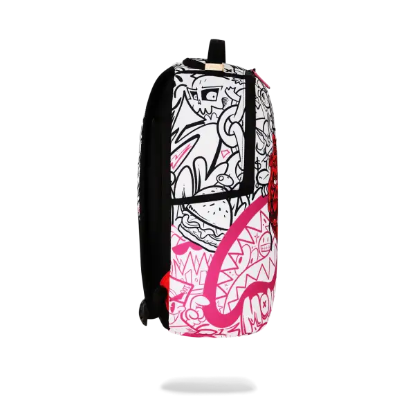 Sprayground diablo bear repel graffiti backpack - BAGS