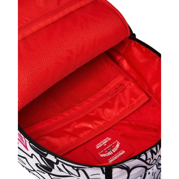 Sprayground diablo bear repel graffiti backpack - BAGS