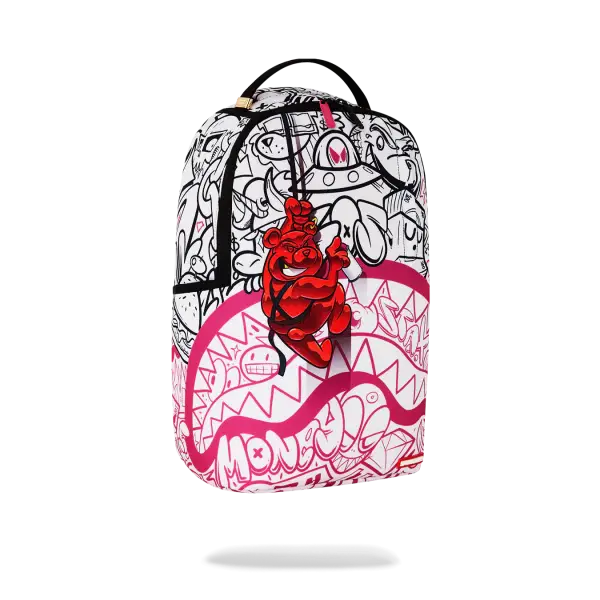 Sprayground diablo bear repel graffiti backpack - BAGS