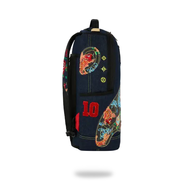 Sprayground Evisu Style DLX Denim Backpack - BAGS