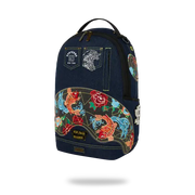Sprayground Evisu Style DLX Denim Backpack - BAGS