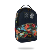 Sprayground Evisu Style DLX Denim Backpack - BAGS