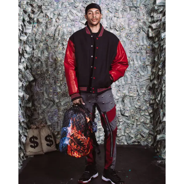 SPRAYGROUND FIRE & ICE SHARK DLXSV BACKPACK - BAGS
