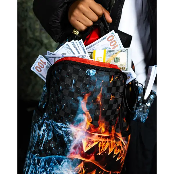 SPRAYGROUND FIRE & ICE SHARK DLXSV BACKPACK - BAGS