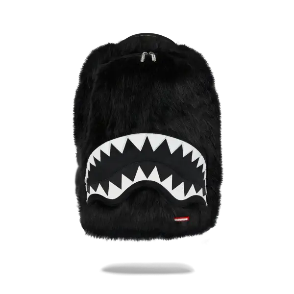 Sprayground Fur Cray Black DLXSV Backpack - BAGS