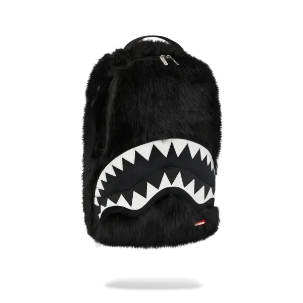 Sprayground Fur Cray Black DLXSV Backpack - BAGS