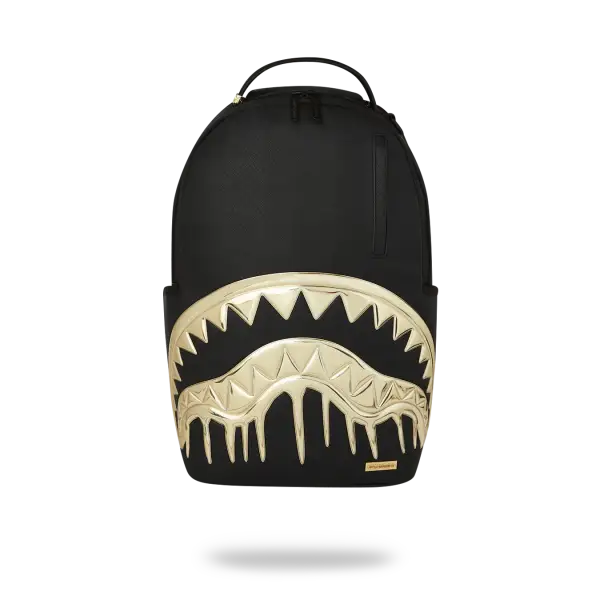 Sprayground GoldHeart Shark Drip Backpack - BAGS