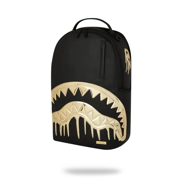 Sprayground GoldHeart Shark Drip Backpack - BAGS