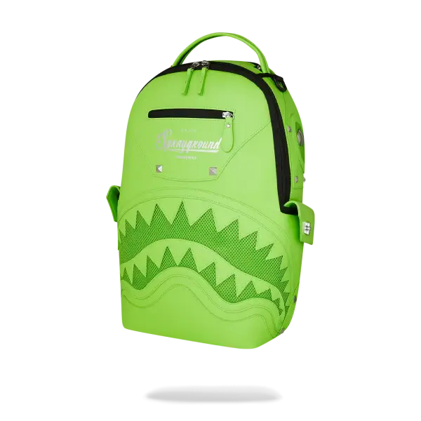 Sprayground Green Meanie DLXSV Backpack - BAGS