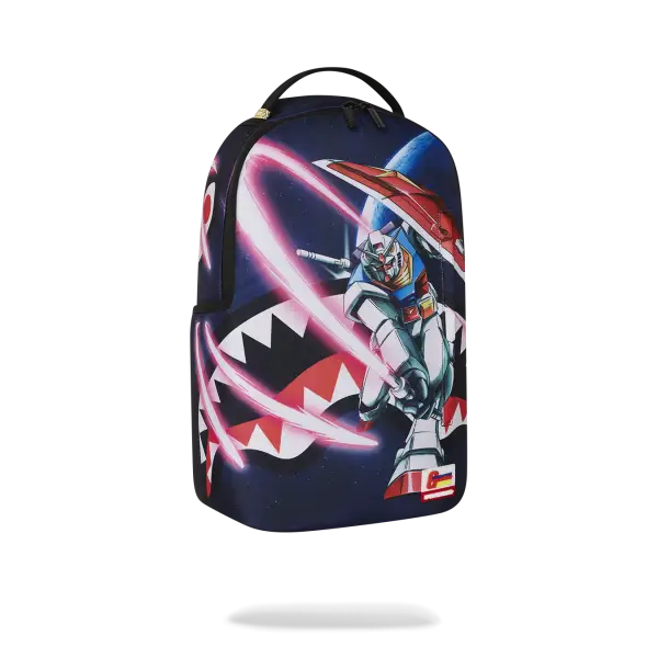 SPRAYGROUND GUNDAM SLASHED SHARK 1 DLXR BACKPACK - BAGS