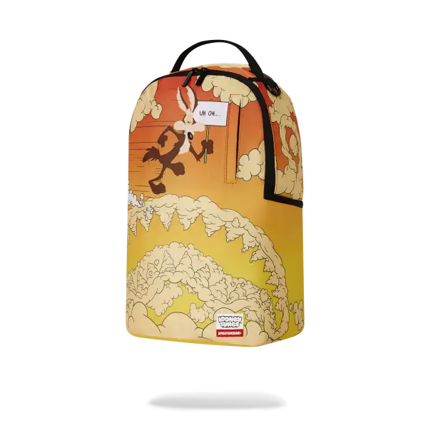 SPRAYGROUND LOONEY TUNES COYOTE CLIFF FALL DLXR BACKPACK - BAGS