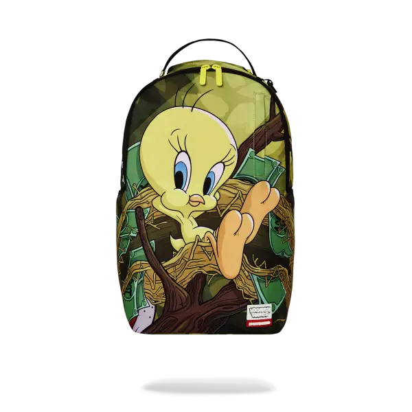 SPRAYGROUND LOONEY TUNES TWEETY MONEY NEST SHARK DLXR BACKPACK - BAGS