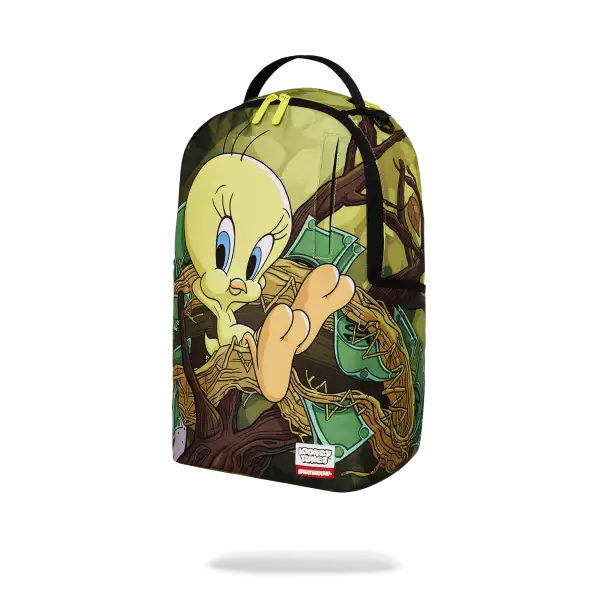 SPRAYGROUND LOONEY TUNES TWEETY MONEY NEST SHARK DLXR BACKPACK - BAGS