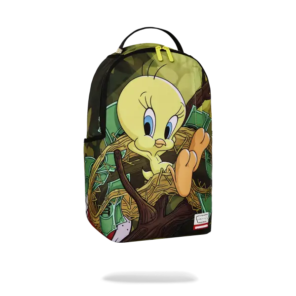 SPRAYGROUND LOONEY TUNES TWEETY MONEY NEST SHARK DLXR BACKPACK - BAGS