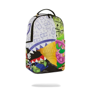 Sprayground Mean Money Collage DLXR Backpack - BAGS