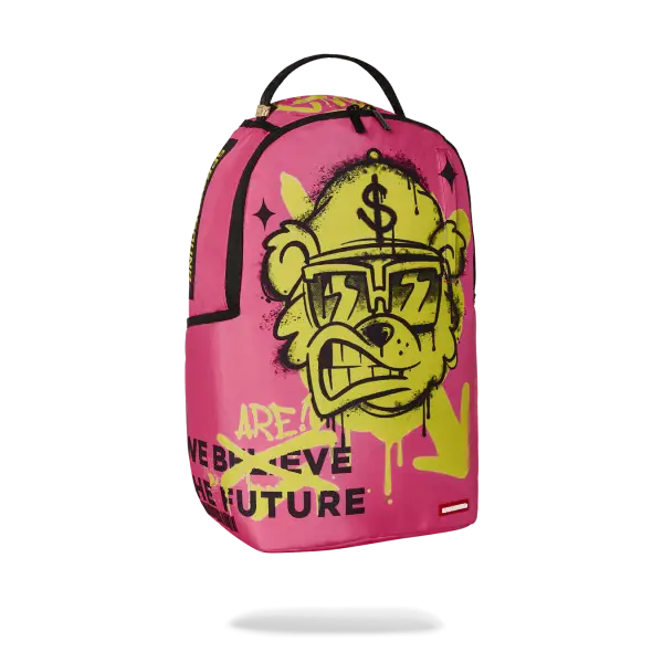 SPRAYGROUND MONEY BEAR GRAFFITI DLXR BACKPACK - BAGS