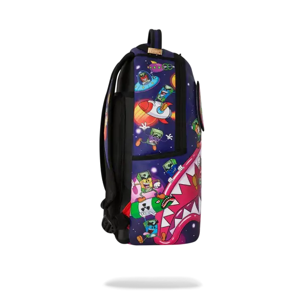 Sprayground money boys split crazy eyes backpack - BAGS