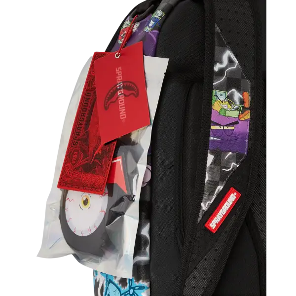 Sprayground money boys split crazy eyes backpack - BAGS