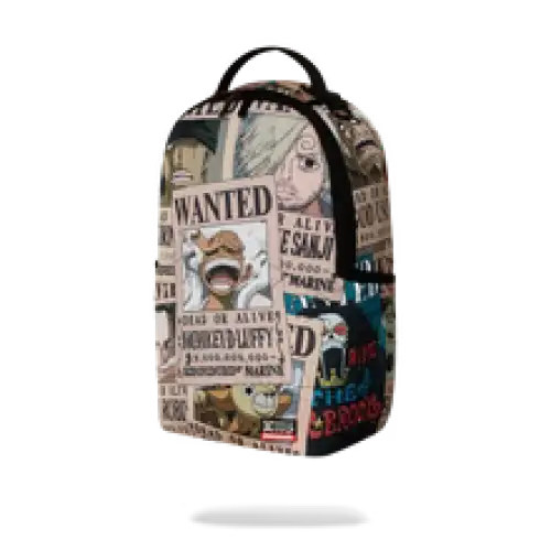 SPRAYGROUND ONE PIECE WANTED SHARK POSTERS BACKPACK - BAGS