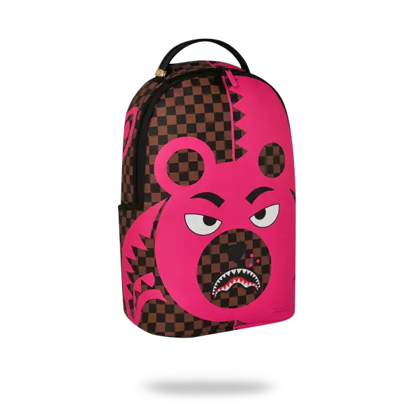 Sprayground - Pink Bear Shark DLXSV Backpack - BAGS
