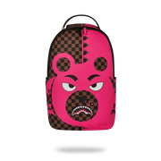 Sprayground - Pink Bear Shark DLXSV Backpack by SPRAYGROUND