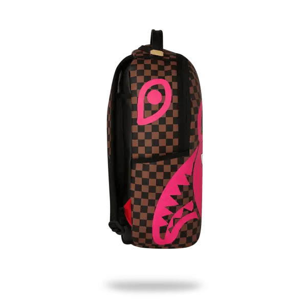 Sprayground - Pink Bear Shark DLXSV Backpack by SPRAYGROUND