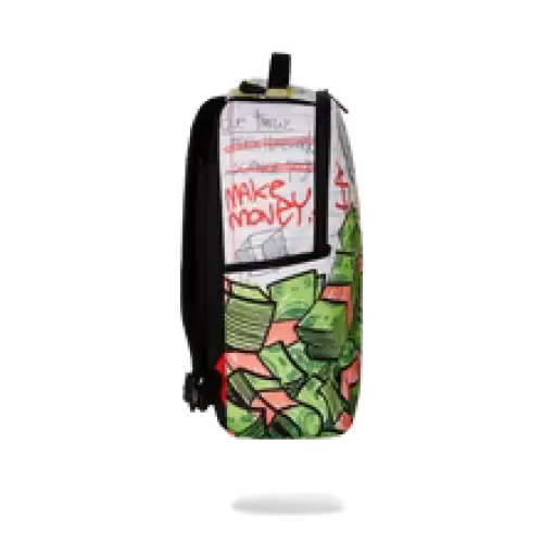 SPRAYGROUND SCRIBBLE MONEY DLXR BACKPACK - BAGS