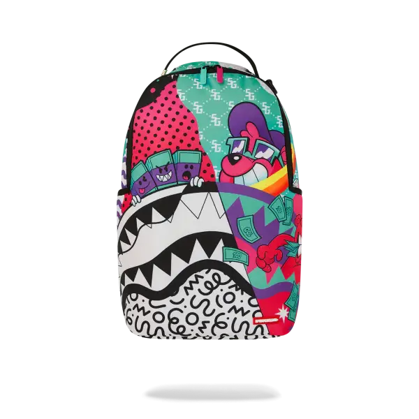 Sprayground SG Characters Street Art Collage DLXR Backpack - BAGS