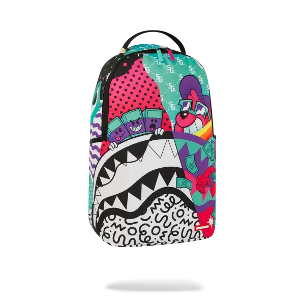 Sprayground SG Characters Street Art Collage DLXR Backpack - BAGS