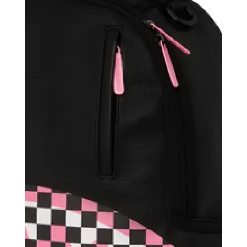 SPRAYGROUND SHARK CENTRAL BREAKUP CHECK SORBET GREY BACKPACK - BAGS
