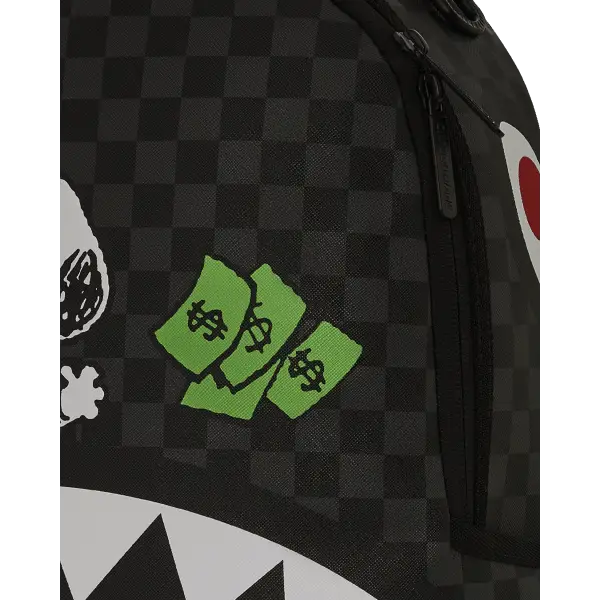SPRAYGROUND SNOOPY TOP SHARK MONEY DLXSV BACKPACK - BAGS