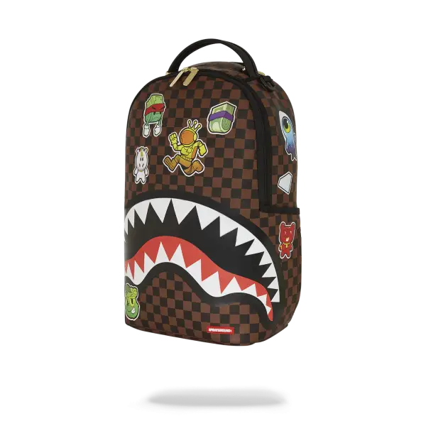 SPRAYGROUND STICKER CAMPAIGN DLXSV BACKPACK - BAGS