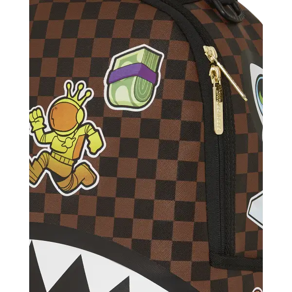 SPRAYGROUND STICKER CAMPAIGN DLXSV BACKPACK - BAGS