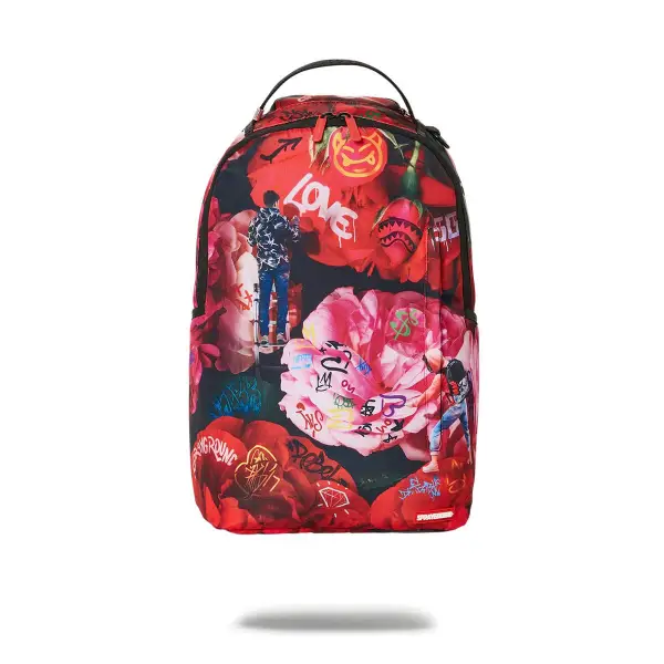 Sprayground unisex painted roses dlsxr backpack - BAGS