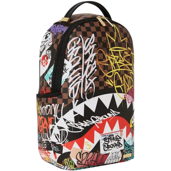 Sprayground unisex tagged up sharks in paris dlxsv backpack - BAGS