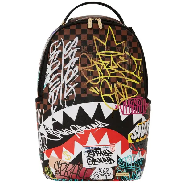 Sprayground unisex tagged up sharks in paris dlxsv backpack - BAGS