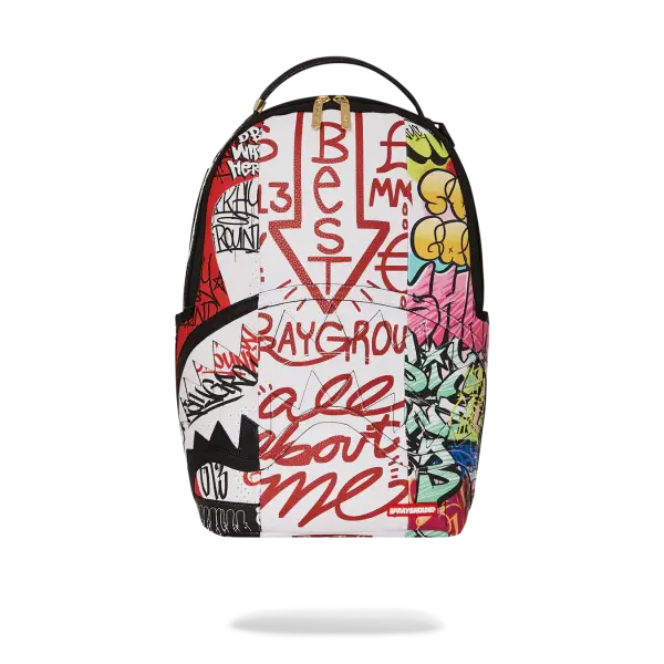 Sprayground unisex tri split graffiti dlxsv backpack - BAGS