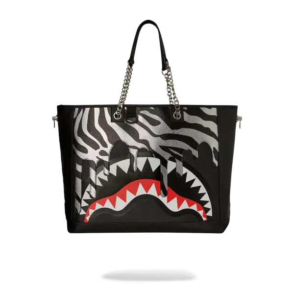 Sprayground zebra drip tote - BAGS