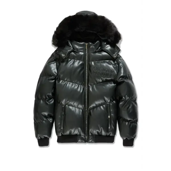 SYIP embossed puffer jacket - JACKET