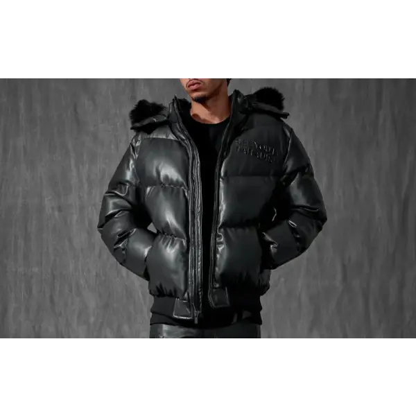 SYIP embossed puffer jacket - JACKET