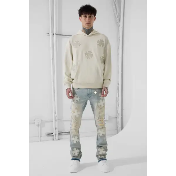 Syip forbidden fruit scythe patched hoodie - HOODIE