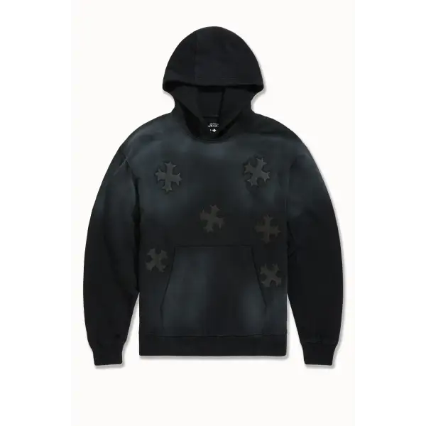 Syip forbidden fruit scythe patched hoodie - SMALL / BLACK - HOODIE