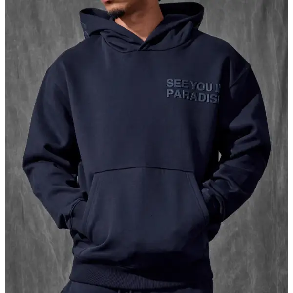 SYIP hd logo hoodie - SMALL / NAVY - HOODIE