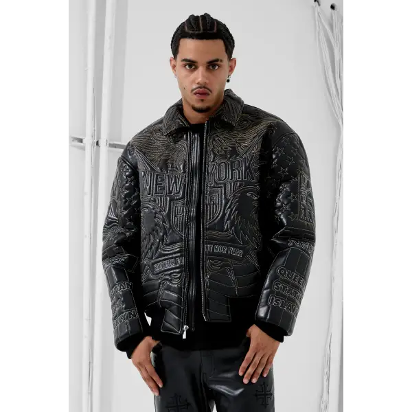 SYIP liberty bomber jacket - SMALL / BLACK - JACKET